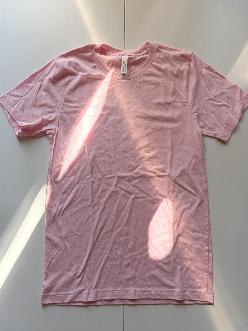 Bella + Canvas Short Sleeve Pink T-shirt